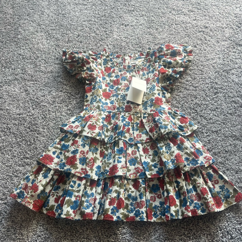 NWT Doen Calliope Dress in Liberty London Lydden Garden Sz 4 - Picture 2 of 6